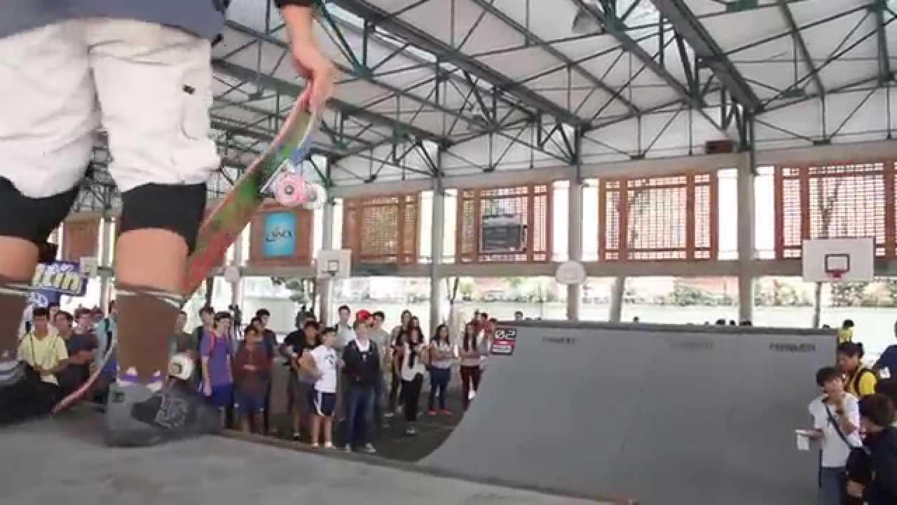 Skate en la Zona Trix en el Trix and Trax del Colegio San Ignacio