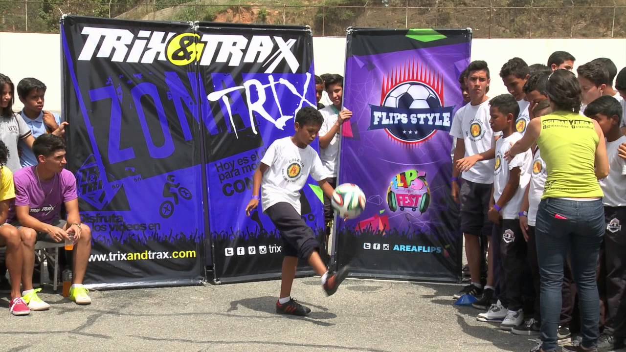 Luis Malave @luiisgmc Talento Zona Trix Freestyler Football Colegio San Jose De Calazans