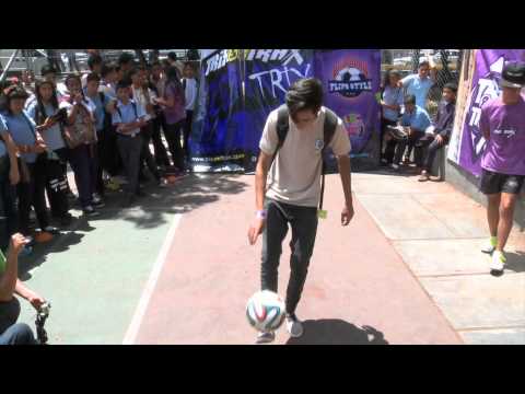 Miguel Soriano Talento Zona Trix Freestyler Football Colegio Gustavo Herrera