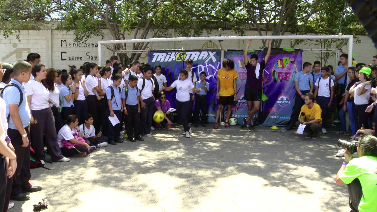 TALENTO ZONA TRIX FREESTYLE FOOTBALL COLEGIO SAN VICENTE DE PAUL ESTADO VARGAS PAOLA CANACHE