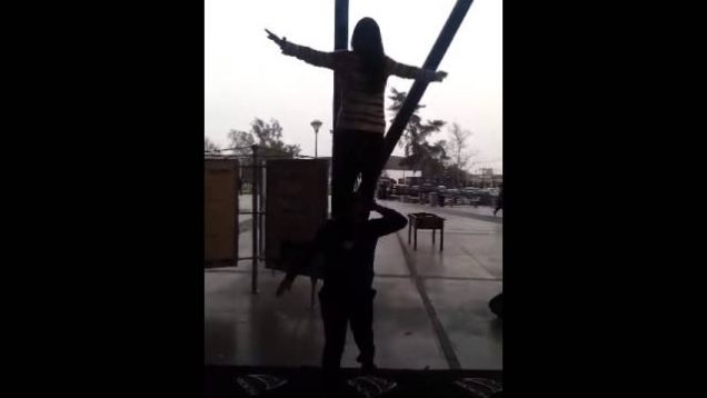 TRIX Carolina Vega y Sebastian Ulloa. Arte Cirquense