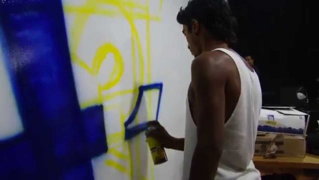 #ZonaGraffiti. “Erso Cas”. Joshua Maneiro. The Making of the Wall of Fame 1