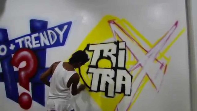 #ZonaGraffiti. “Erso Cas”. Joshua Maneiro. The Making of the Wall of Fame 4