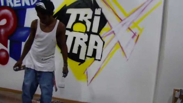 #ZonaGraffiti. “Erso Cas”. Joshua Maneiro. The Making of the Wall of Fame 6