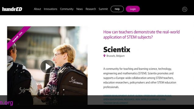 Hundred org innovation   Scientix   Victor Perez   TrixandTraxRadio